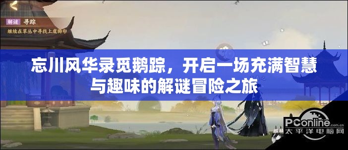 忘川風(fēng)華錄覓鵝蹤，開啟一場充滿智慧與趣味的解謎冒險(xiǎn)之旅