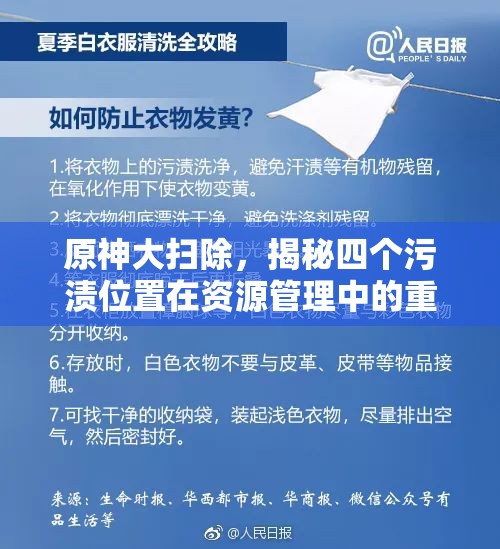 原神大掃除，揭秘四個(gè)污漬位置在資源管理中的重要性及高效清理策略