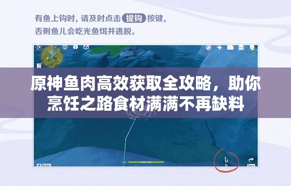 原神魚肉高效獲取全攻略，助你烹飪之路食材滿滿不再缺料