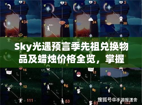 Sky光遇預(yù)言季先祖兌換物品及蠟燭價格全覽，掌握資源管理藝術(shù)的關(guān)鍵