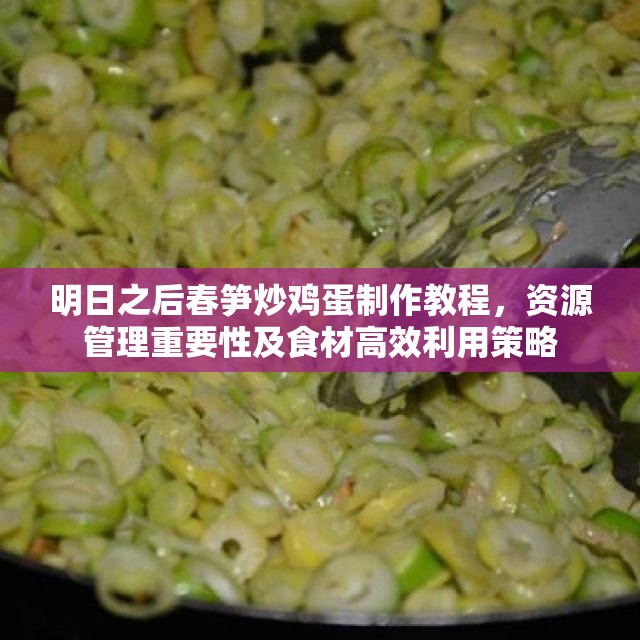 明日之后春筍炒雞蛋制作教程，資源管理重要性及食材高效利用策略