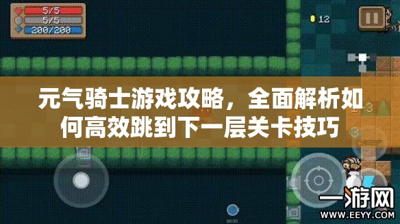 元氣騎士游戲攻略，全面解析如何高效跳到下一層關卡技巧