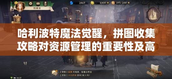 哈利波特魔法覺醒，拼圖收集攻略對資源管理的重要性及高效整合策略