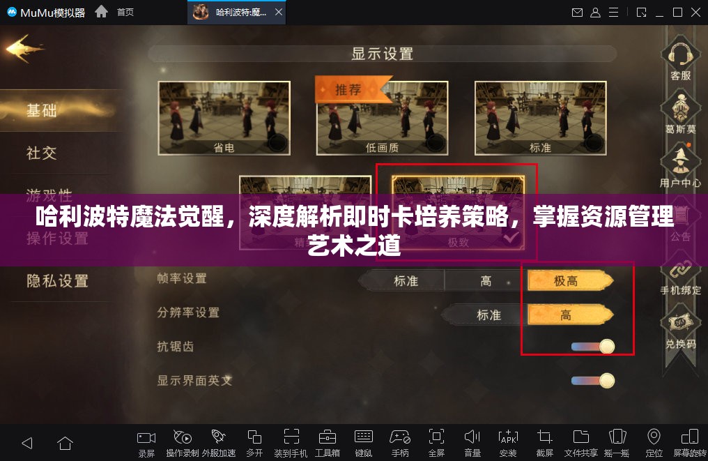 哈利波特魔法覺醒，深度解析即時卡培養(yǎng)策略，掌握資源管理藝術(shù)之道