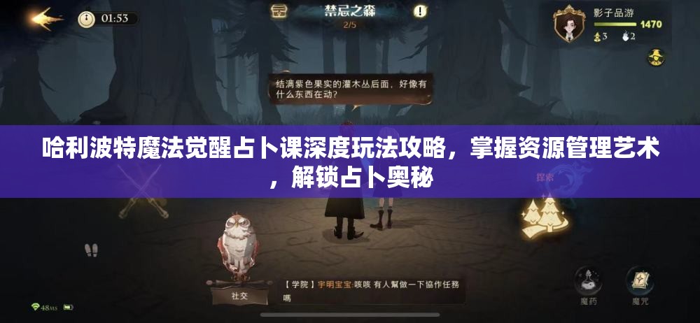 哈利波特魔法覺醒占卜課深度玩法攻略，掌握資源管理藝術(shù)，解鎖占卜奧秘